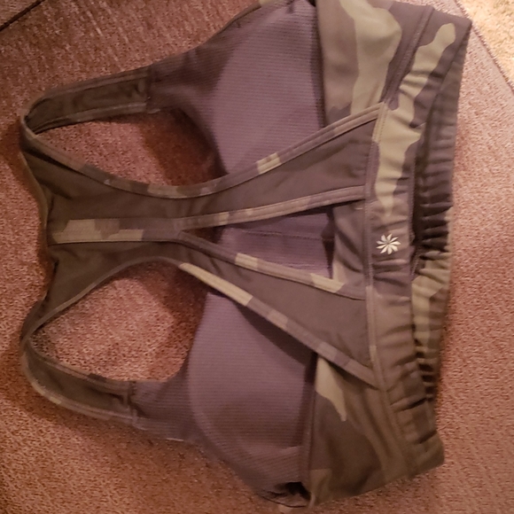 Athleta Contender D/DD Camo Sports Bra Med - Picture 3 of 6